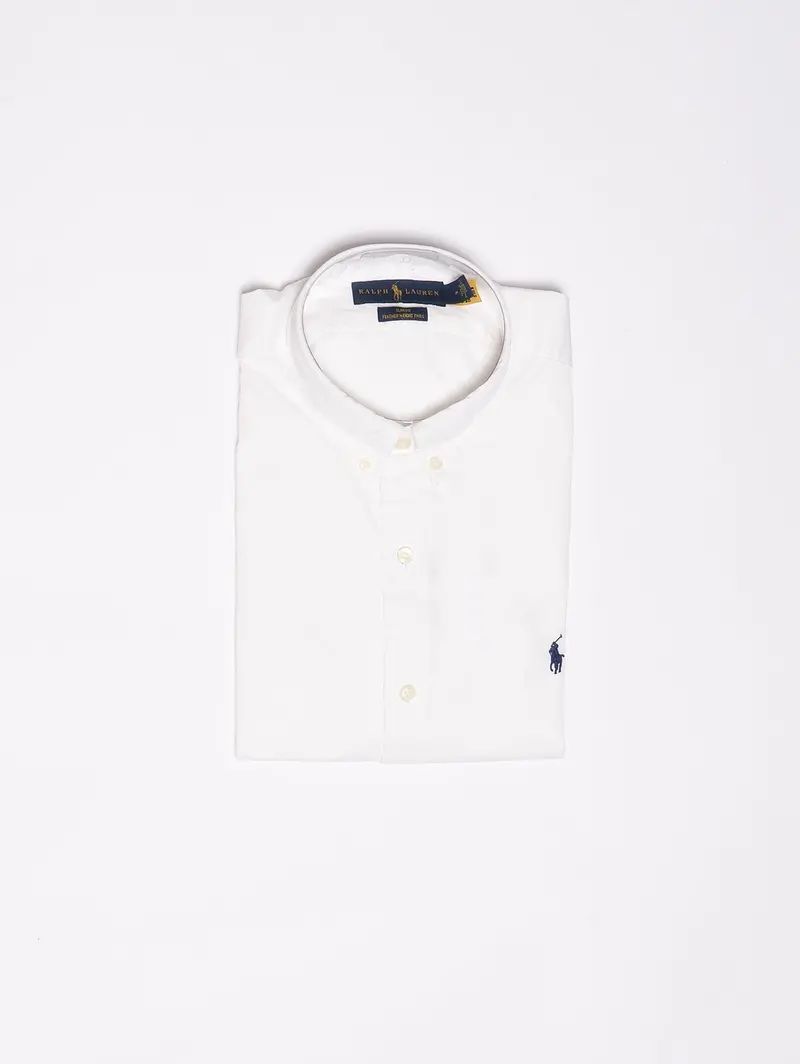 White Cotton Twill Shirt 1