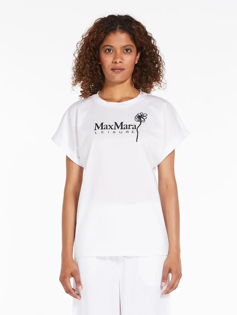 White Oversized Graphic T-Shirt 1