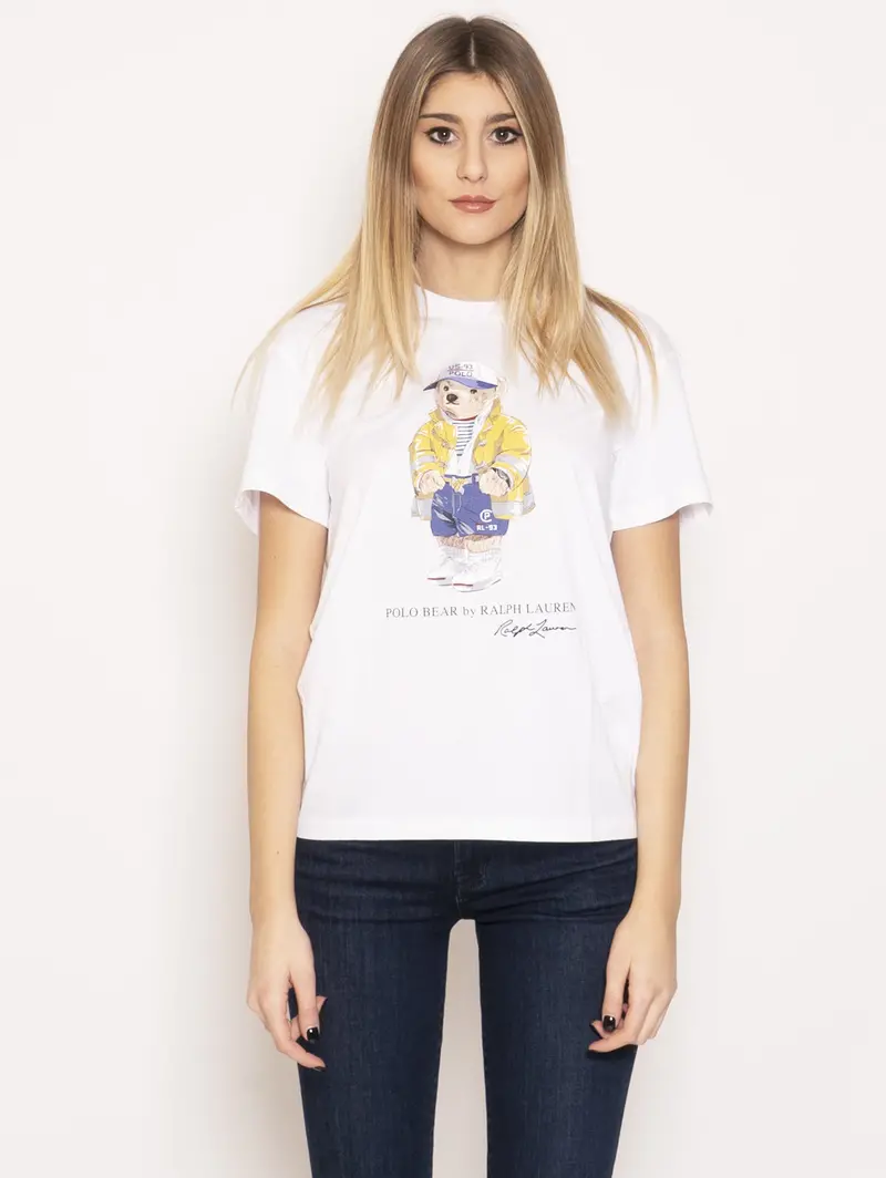 White Polo Bear T-Shirt 1