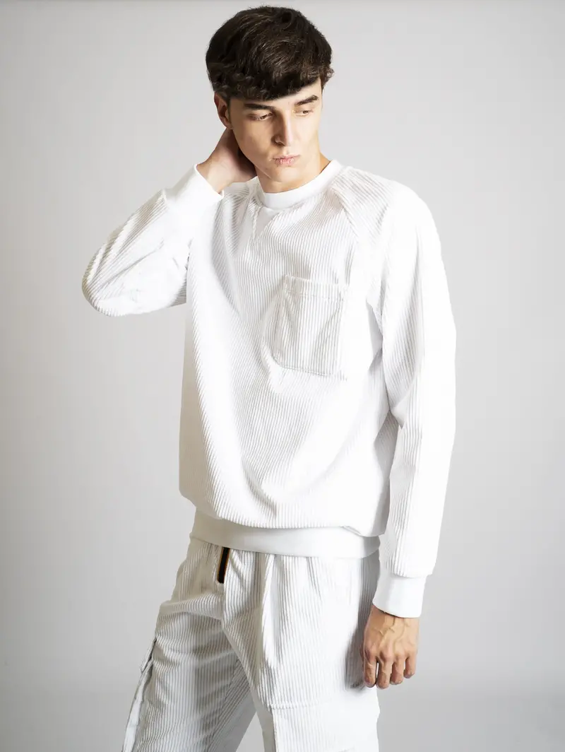 White Velvet Hoodie 1