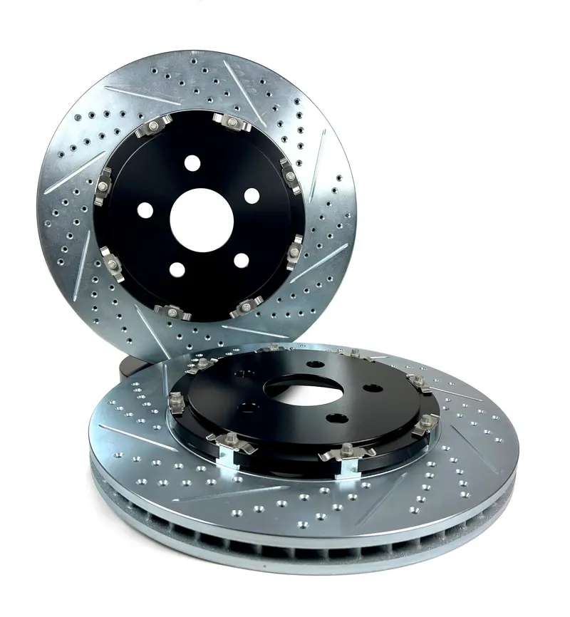 Baer Eradispeed+ Rear Brake Rotors – 2-Piece Performance System, Sdz Series (2302076) 1