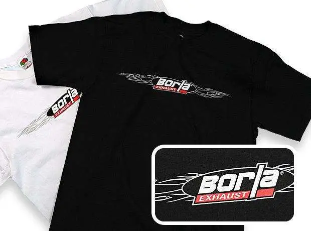 Borla 21293 Men’S Black Wireframe Crew Neck T-Shirt – Xl 1