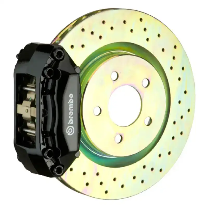 Brembo Gt Big Brake Kit For 2000–2004 Vw Jetta 1.8T – Front Drilled Rotors & 4-Piston Calipers 1