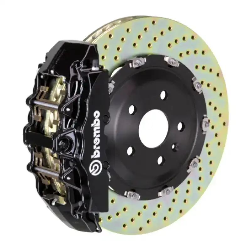 Brembo Gt Big Brake Kit – Front 6-Piston Calipers With 380X34Mm Two-Piece Drilled Rotors For 2008–2017 Audi S5 1