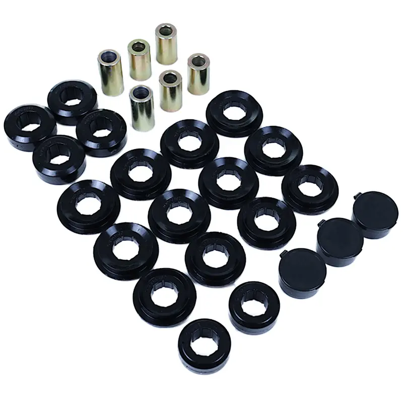 Energy Suspension 8.3137G Front Control Arm Bushing Kit – Durable Black Polyurethane 1