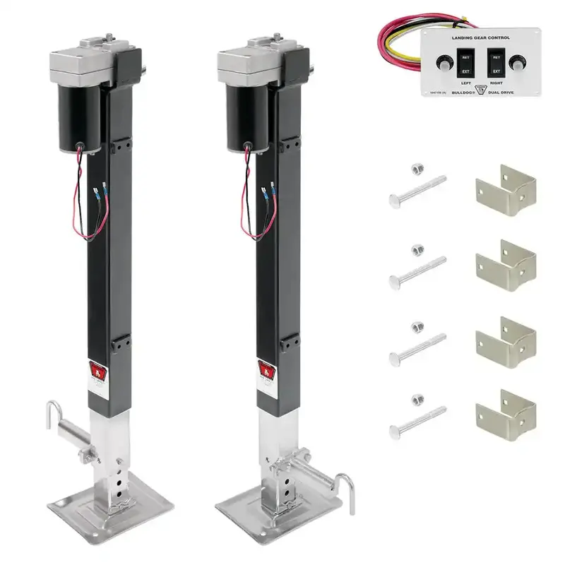 Heavy-Duty Fifth Wheel Rv Landing Gear System 1