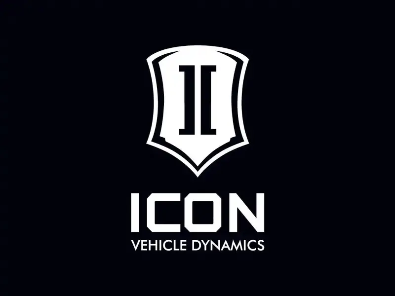 Icon Vehicle Dynamics Frdk_Sticker-Stack Decal – 6" X 6" Silver Stack Logo 1