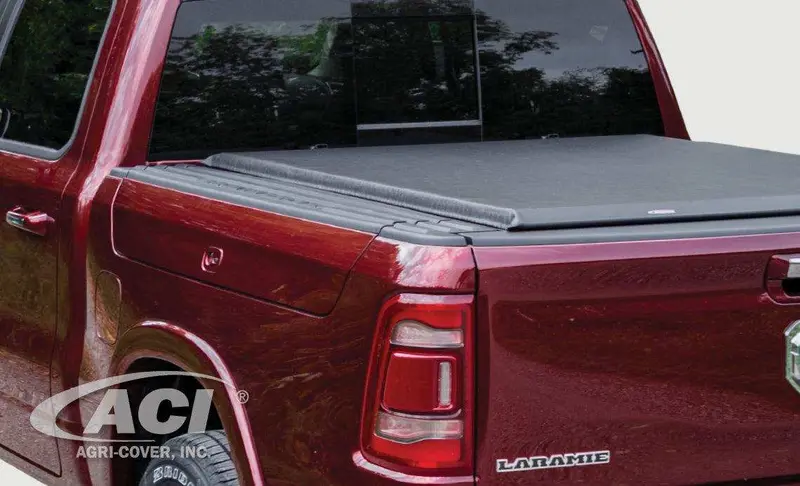 Lomax G5040079 Stance Hard Tri-Fold Tonneau Cover – Carbon Fiber Finish With Split Rail Design 1