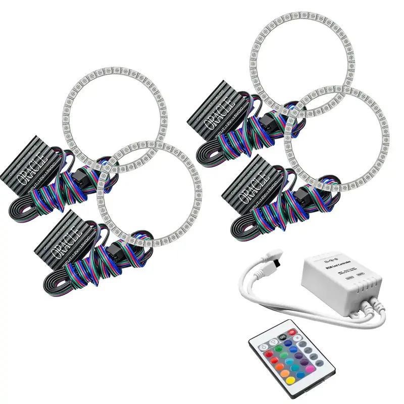 Oracle Lighting 2637-504 Colorshift Halo Ring Kit – Plug-And-Play 1