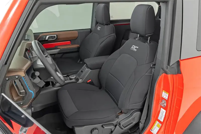 Rough Country Bucket Seat Cover Set – Full Interior Protection For Front And Rear Seats 1