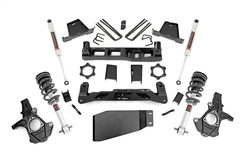 Rough Country Lift Kit With Performance Shocks – Complete Suspension Upgrade For Increased Clearance 1